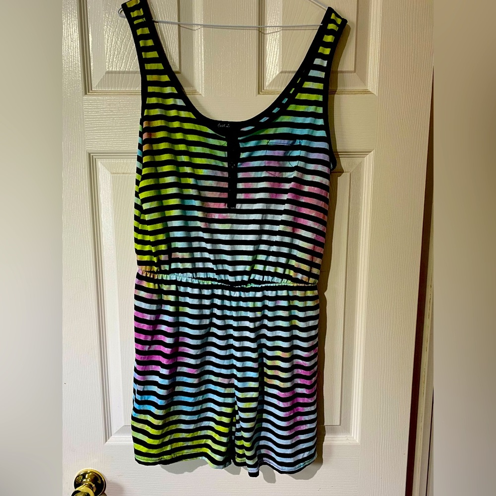 Just Love tie Dye shorts romper
